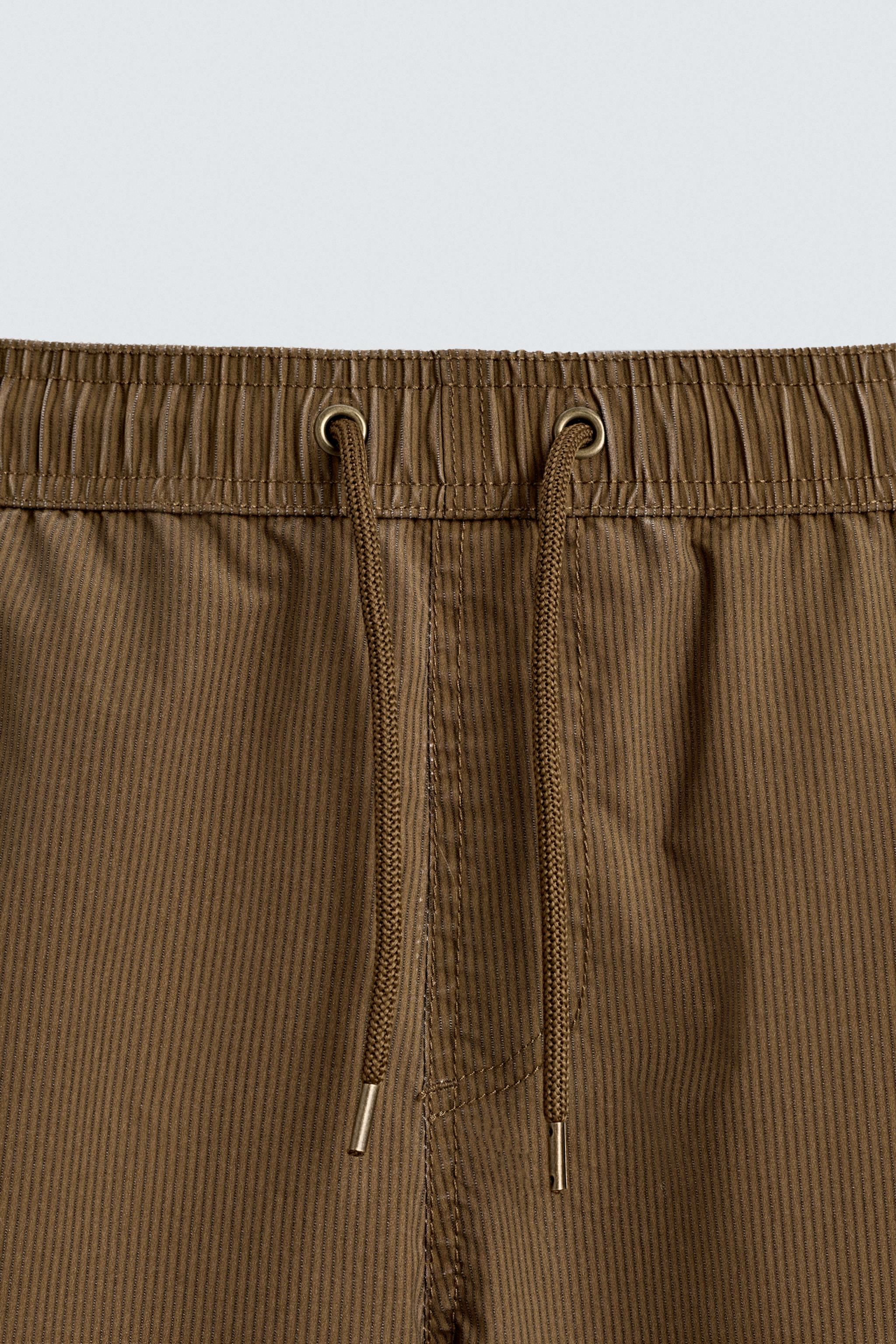 MAILLOT DE BAIN LONG À RAYURES DÉLAVÉES